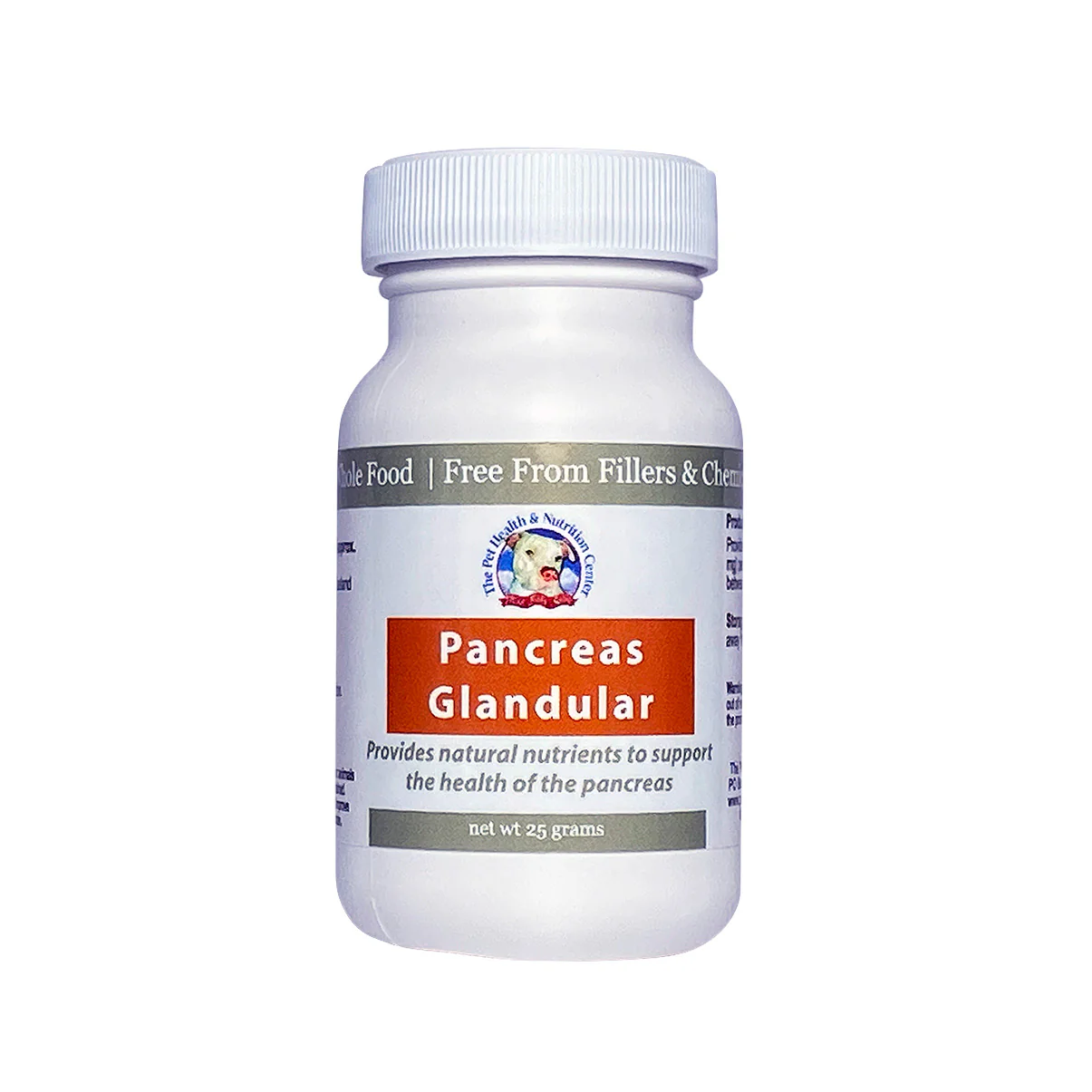 Is there a cat urine smell to the pancreas glandular like there is to most pancreatic insufficiency supplements?