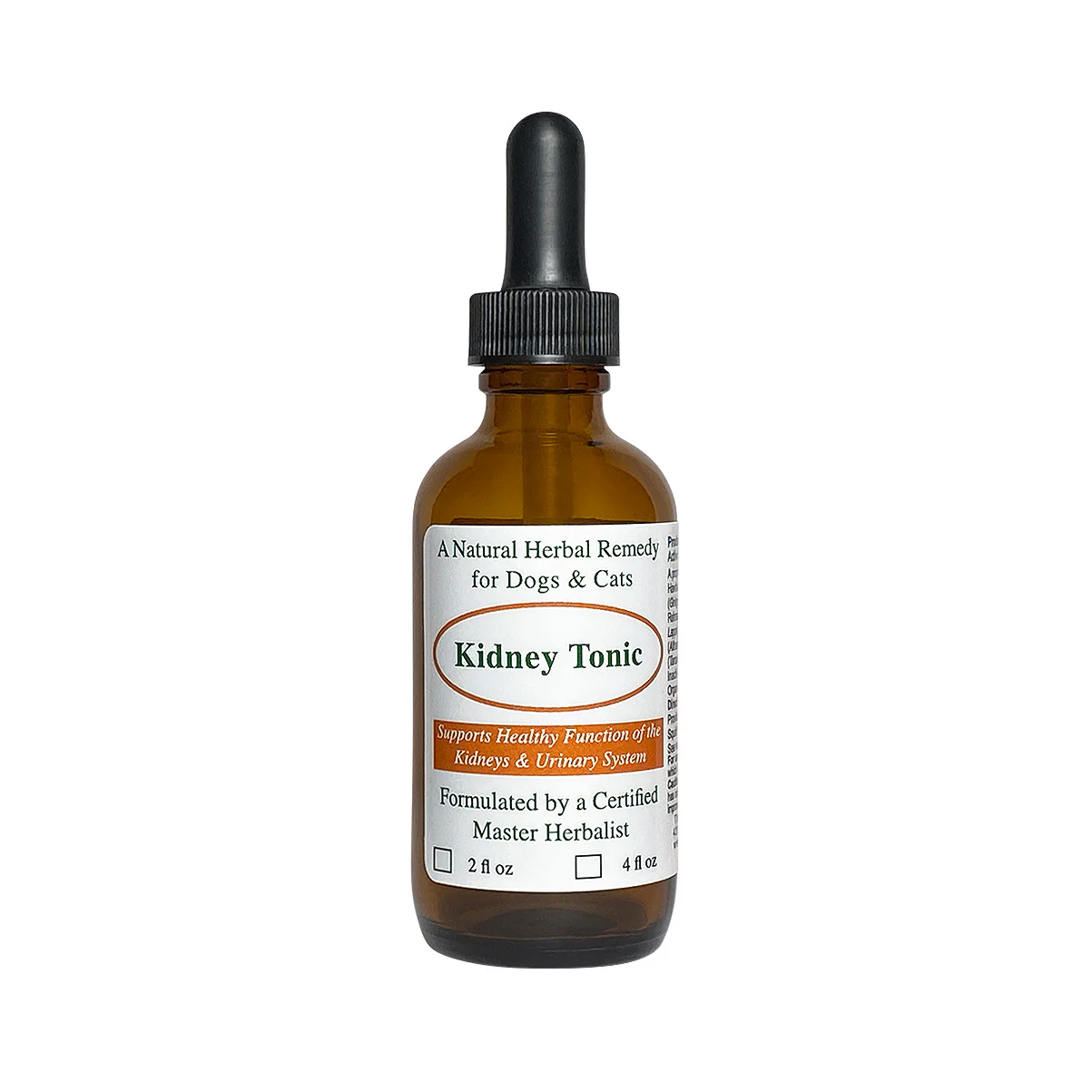 How long will a bottle of the Kidney Tonic for dogs and cats last?